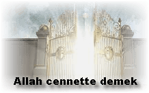 Allah cennette demek