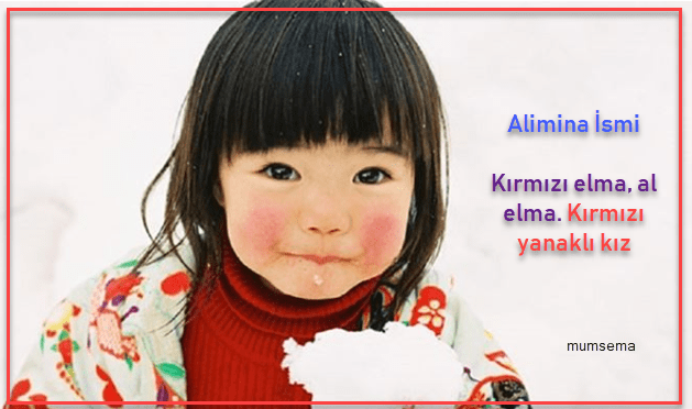 Almina isminin anlami ve kokeni