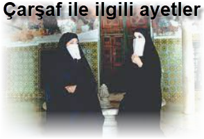 Carsaf ile ilgili ayetler