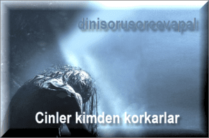 Cinler kimden korkarlar