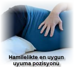 Hamilelikte en uygun uyuma pozisyonu