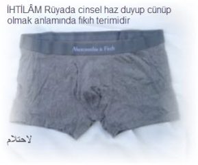 IHTILAM Ruyada cinsel haz duyup cunup olmak anlaminda fikih terimidir لاحتلام