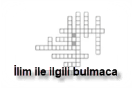 Ilim ile ilgili bulmaca