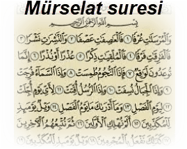 Murselat suresi