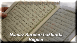 Namaz Sureleri hakkinda Bilgiler