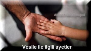 Vesile ile ilgili ayetler