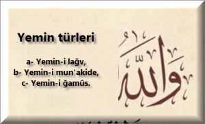 Yemin turleri