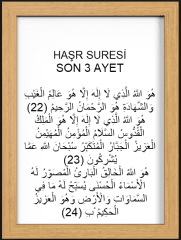 hasr suresi son 3 ayet