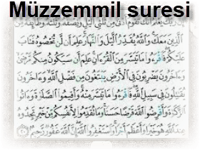 muzzemmil suresi 1