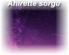 Ahirette sorgu