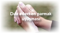 Dua ederken parmak uyusmasi