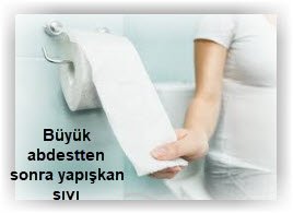 Buyuk abdestten sonra yapiskan sivi