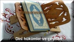 Dini hukumler ve cesitleri