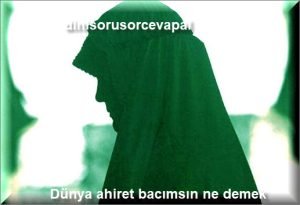 Dunya ahiret bacimsin ne demek