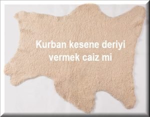 Kurbanin Derisi Kesim Ucreti Olarak Kasaba Verilir mi