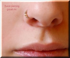 Burun piercing gunah mi