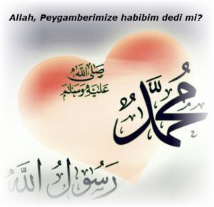 Allahin Peygamberimize habibim demesi