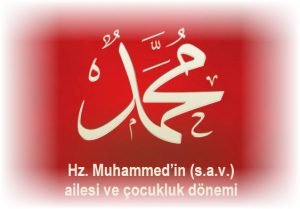 Hz. Muhammedin s.a.v. ailesi ve cocukluk donemi