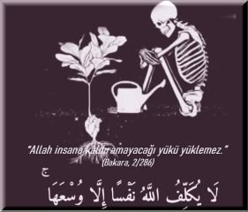 Allah kimseye kaldiramayacagi yuku yuklemez ne demek