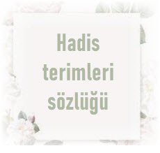 Hadis Turleri Sozlugu