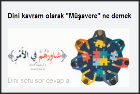 Dini kavram olarak Musavere ne demek