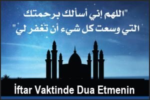 iftar vakti dua etmek