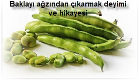 Baklayi agzindan cikarmak deyimi ve hikayesi