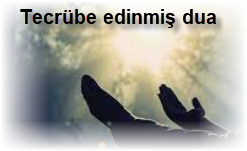 Tecrube edinmis dua Korunma duasi 1