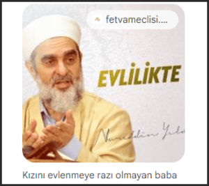 Evlilikte razi olmayan baba