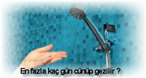 En fazla kac gun cunup gezilir