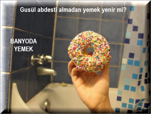 Gusul abdesti almadan yemek yenir mi