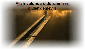 Allah yolunda oldurulenlere oluler demeyin