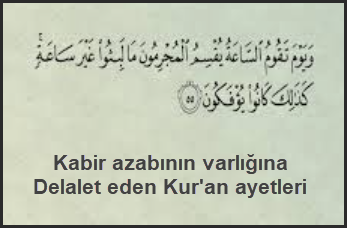 Kabir azabinin varligina Delalet eden Kuran ayetleri