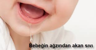 Bebegin agzindan akan sivi necis mi