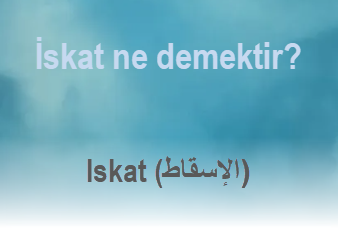 Iskat dinimizde var mi