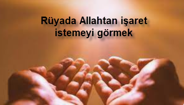 Ruyada Allahtan isaret istemeyi gormek